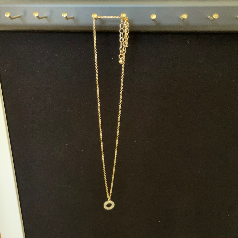 Rhinestone necklace and earring stud set